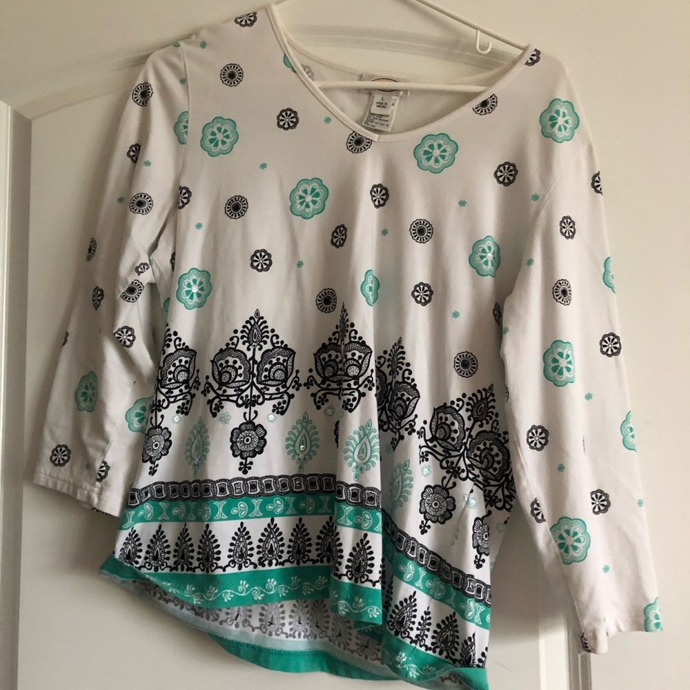 Talbots Quarter Length Shirt